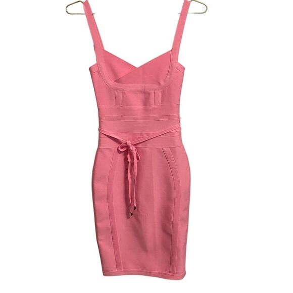 Bella Barnett Pink Bandage Bodycon Dress Sleeveless Size Small NWT - Picture 9 of 9